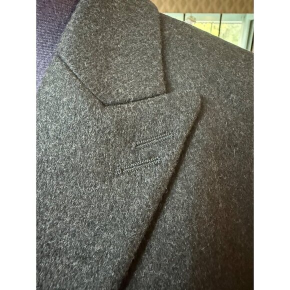 The Kooples Men’s Gray Double-Breasted Wool Blend Overcoat Size FR 46/US 36‎ - Picture 6 of 16